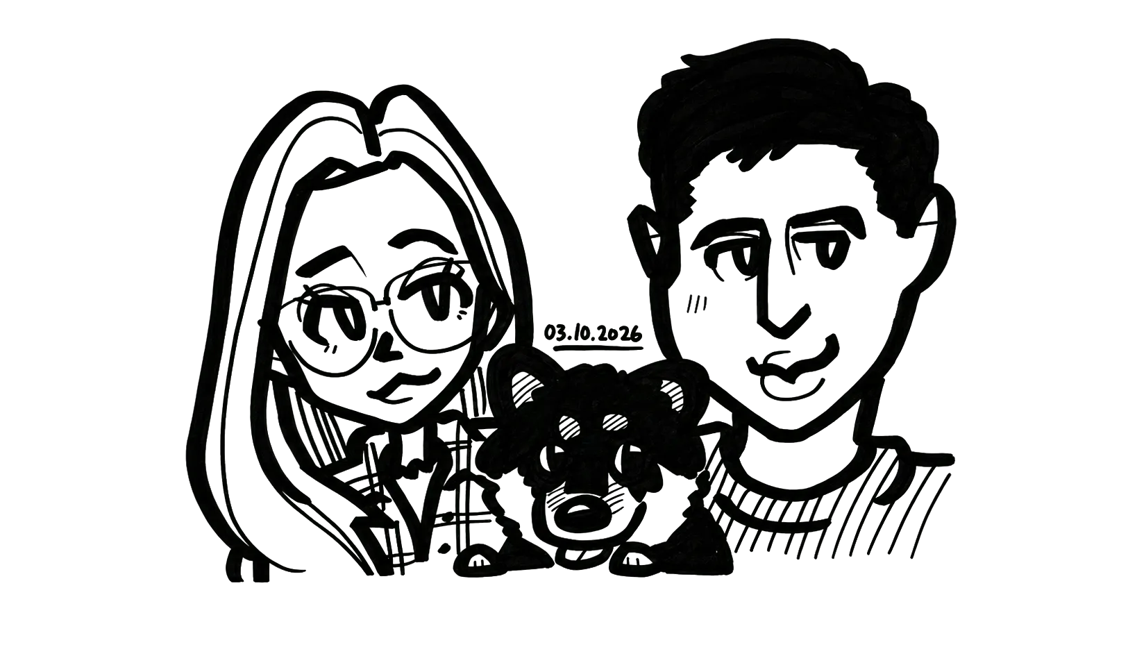 Николай, Эмилия и их собака
